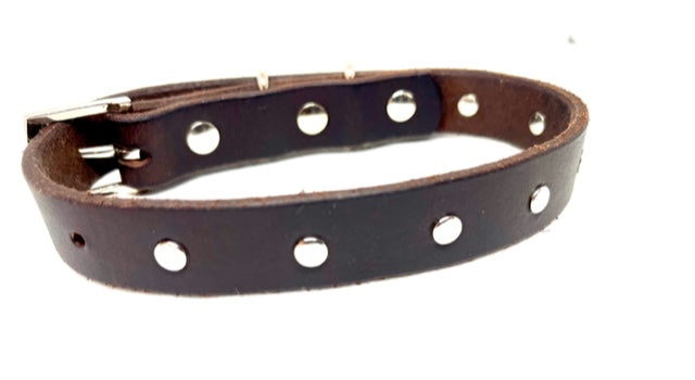 Rodney Rascal - Leather studded collar